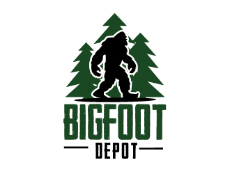 Bigfoot Depot logo design by moomoo