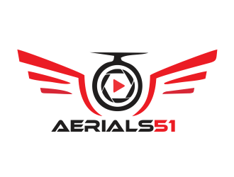 aerials51 logo design by kanal