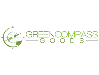 Green Compass Goods logo design by jaize