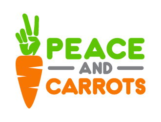 Peace and Carrots logo design by jaize