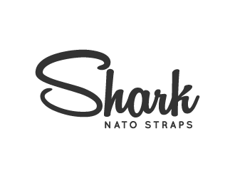 Shark NATO Straps logo design by bungpunk