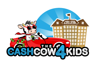 The Cash Cow 4 Kids logo design by schiena