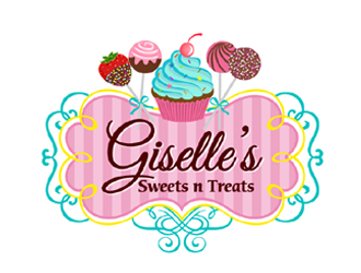 Giselle's Sweets n Treats logo design by ingepro