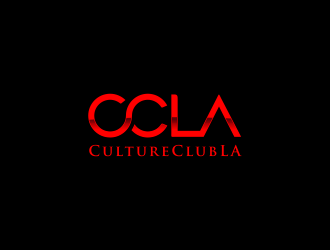 "CCLA" w/ "CultureClubLA" beneath it logo design by mashoodpp