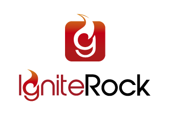 IgniteRock logo design by alxmihalcea