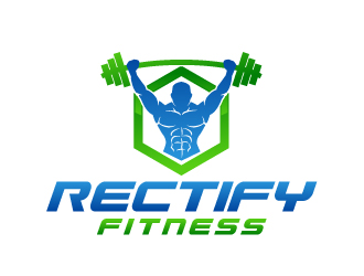 rectifyfitness logo design by Dawnxisoul393