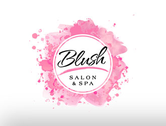 Blush Salon & Spa logo design by Rose23