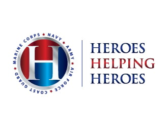 Heros Helping Heros logo design by thesignerxx