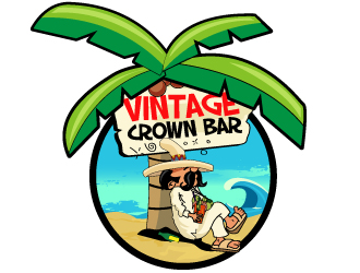 Vintage Crown Bar logo design by schiena