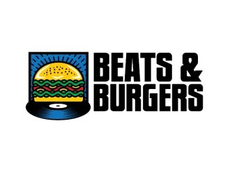 Beats & Burgers logo design by Wintrygrey