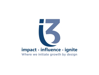I3  (that is the letter i and #3) logo design by superbrand