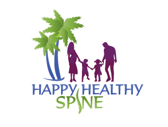 Happy Healthy Spine logo design by webmall