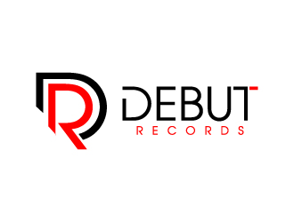 Debut Records logo design by jaize
