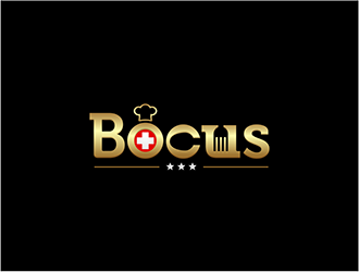 Bocus logo design by hole