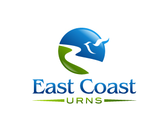 East Coast Urns logo design by Dawnxisoul393