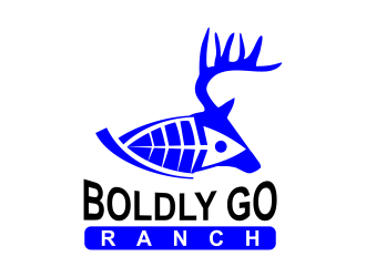 Boldly Go Ranch logo design by Torzo
