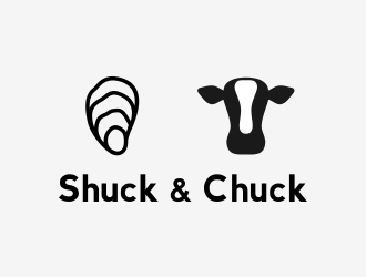 Shuck & Chuck logo design by bluepinkpanther_