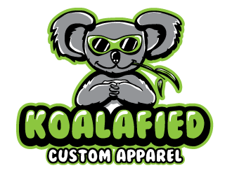 Koalafied Custom Apparel Logo Design