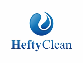 HeftyClean Inc. logo design by ingepro