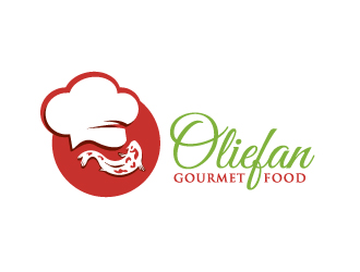 Oliefan Gourmet Food logo design by alxmihalcea