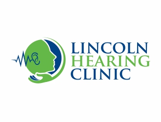 Lincoln Hearing Clinic (as well as Hear Here! if possible smaller below) logo design by ingepro