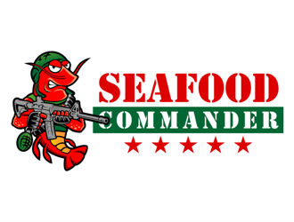Crawfish Commander logo design by haze