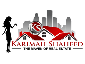 Karimah Shaheed / The Maven of Real Estate logo design by chuckiey