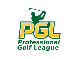 Professional Golf League - and if possibly PGL, but not required logo design by andres