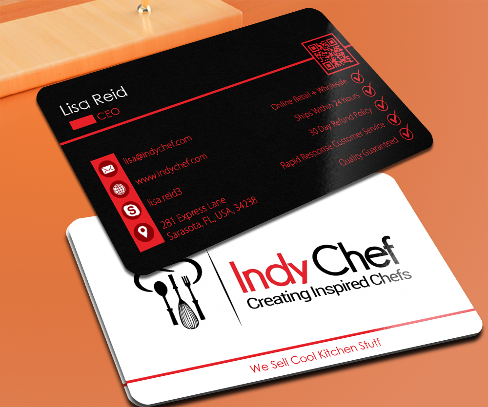 Indy Chef logo design by XyloParadise