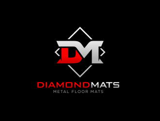 Diamond Mats- Metal floor mats logo design by mashoodpp