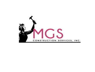 MGS Construction Services, Inc. logo design by Janie