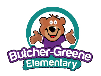 Butcher-Greene Elementary logo design by smartdigitex