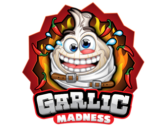 Garlic Madness logo design by ZedArts