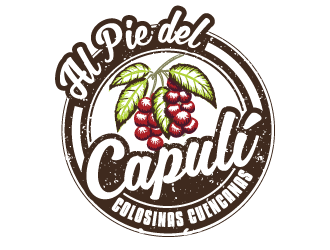 Al Pie del Capulí - Golosinas Cuencanas Logo Design