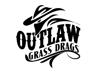 Outlaw Grass Drags logo design by jaize