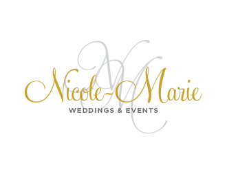 Nicole-Marie Weddings & Events logo design by dimas24