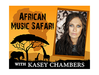 African Music Safari with Kasey Chambers logo design by Stiff
