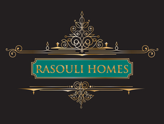 Rasouli Homes logo design by bage