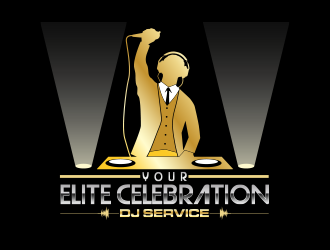 Your Elite Celebration DJ Service logo design by dondeekenz