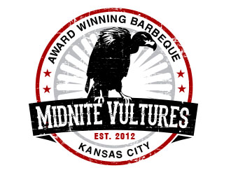 Midnite Vultures BBQ logo design by Sorjen