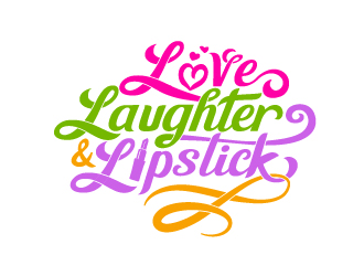 Love Laughter & Lipstick logo design by josephope