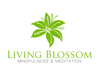 Living Blossom Mindfulness & Meditation logo design by jaize