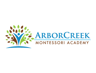 ArborCreek Montessori Academy logo design by theenkpositive