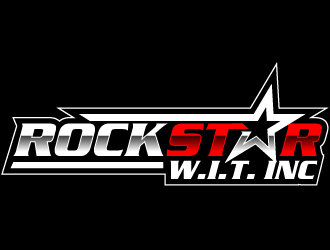 Rockstar W.I.T. Inc (whatever it takes) logo design by jaize