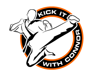 Kick It with Connor! logo design by karjen