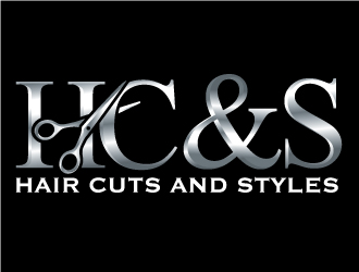 HC&S HairCuts and Styles logo design by Webphixo