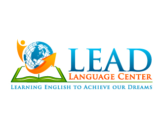 LEAD Language Center logo design by J0s3Ph