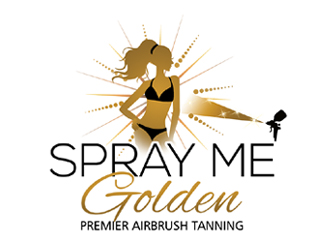 Spray Me Golden logo design by ingepro