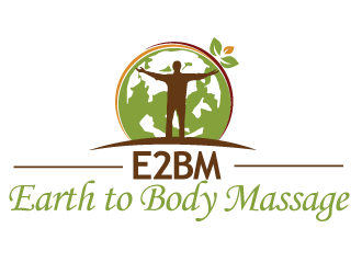 Earth to Body Massage Please include our abbreviation E2B logo design by bloomgirrl