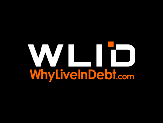 Why Live In Debt logo design by YONK